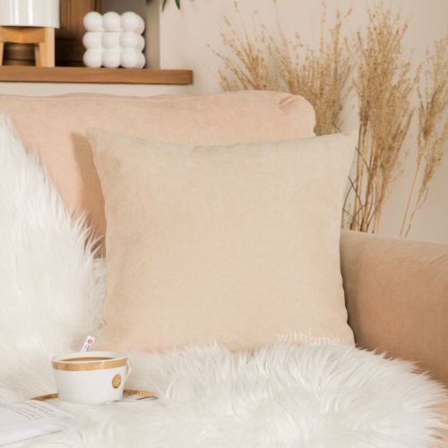 Poszewka na poduszkę Milas, cappuccino
