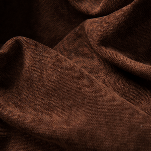 Tkanina zasłonowa Milas, kolor 012 ciemny brązowy, wysokość 290cm