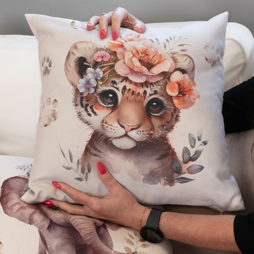 poduszka do pokoju dziecięcego tygrys
