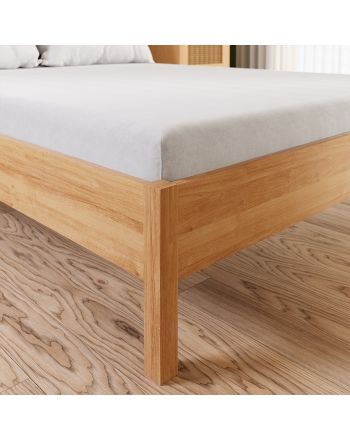 Białe prześcieradło z jerseyu z gumką, Dreamy Premium