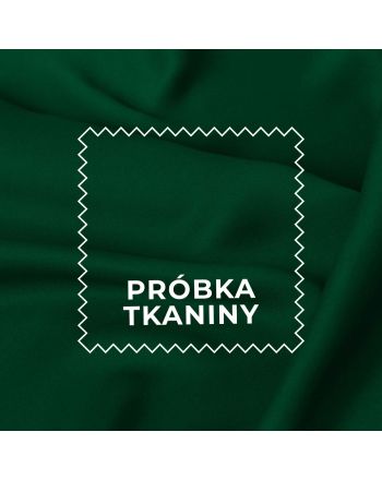 Próbka tkaniny Dona kolor butelkowa zieleń 