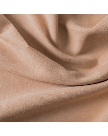Welurowy materiał na zasłony w kolorze nude, wysokość 300 cm - sprzedawany na metry