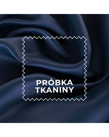 Próbka tkaniny DONA typu blackout kolor 106 ciemny niebieski