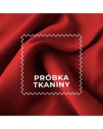 Próbka tkaniny zaciemniającej 85% TD0015 typu blackout, kolor 610 czerwony
