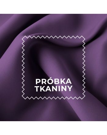 Próbka tkaniny DONA typu blackout kolor 683 fioletowy