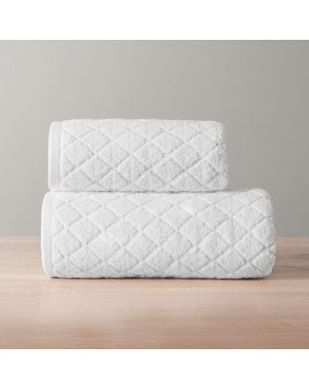 Biały ręcznik bawełniany Oliwier 