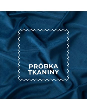Próbka tkaniny Premium Allure, kolor ciemny niebieski z kolekcji Velvet