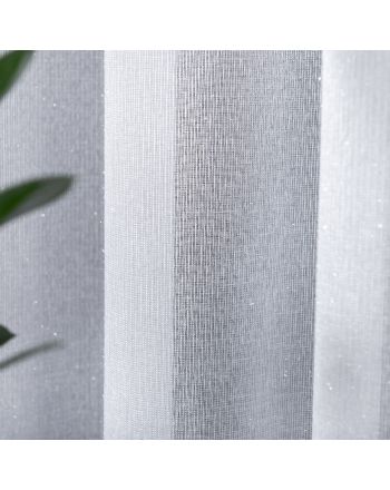 PREMIUM ALLURE Firana gotowa na taśmie Alison, rozmiar 420x270 cm, kolor biały