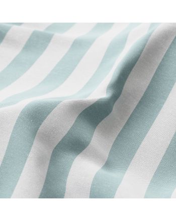 Tkanina zasłonowa wodoodporna, kolor niebiesko-biały, szerokość 180 cm, Aslan - sprzedawana na metry