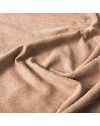 Welurowy materiał na zasłony, kolor kawowy, wysokość 300 cm, Milas - sprzedawany na metry