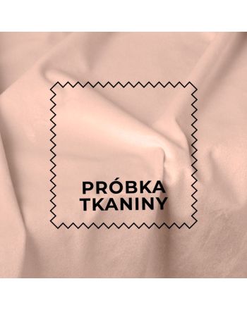 Próbka tkaniny welwet kolor różowy Velvi