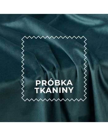 Próbka tkaniny welwet kolor ciemnoturkusowy Velvi