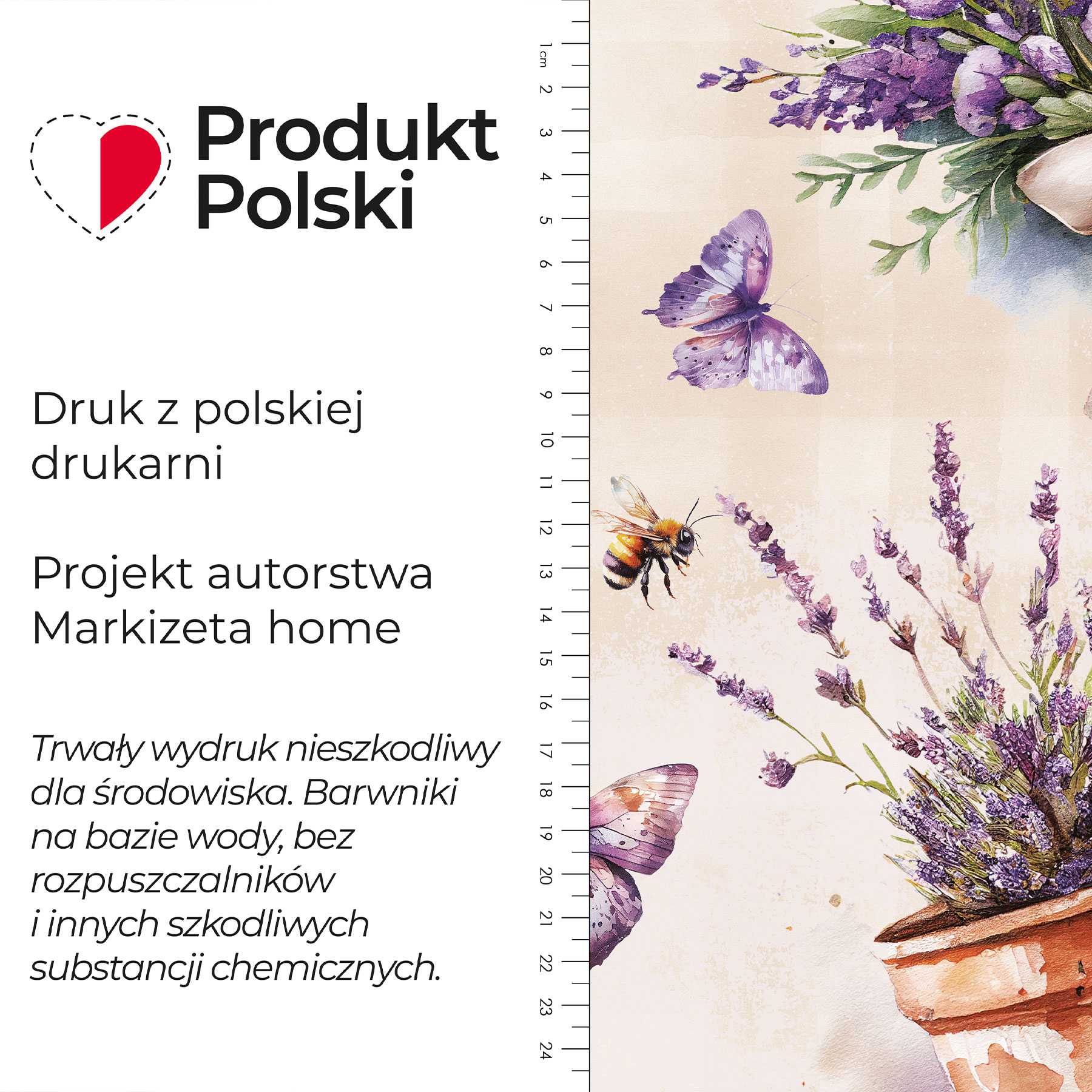 Wodoodporna materiał na obrusy lub zasłony beżowy nadruk szerokość 160 cm Lavette - sprzedawany na metry