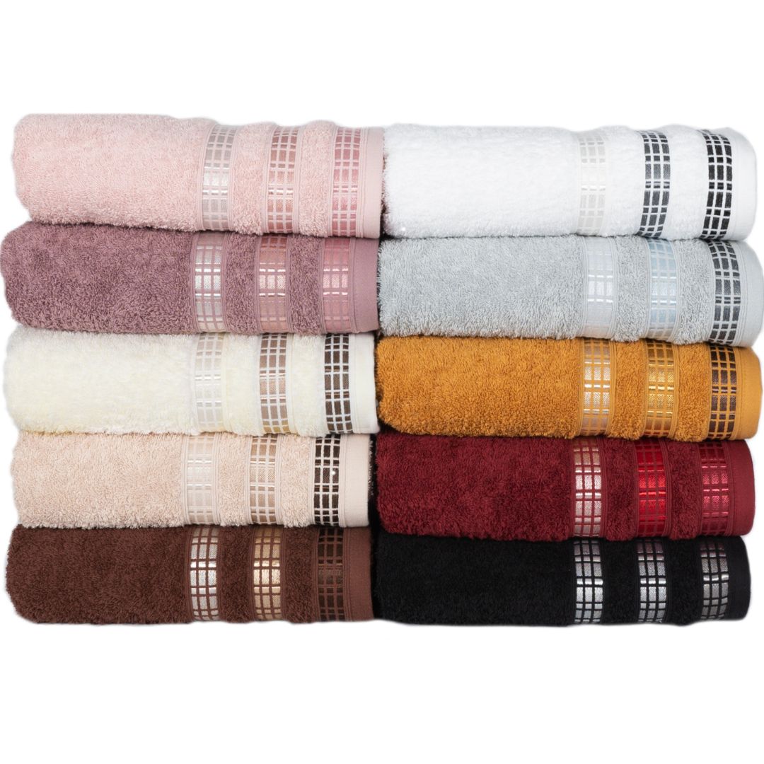 Beżowy ręcznik frotte Luxury