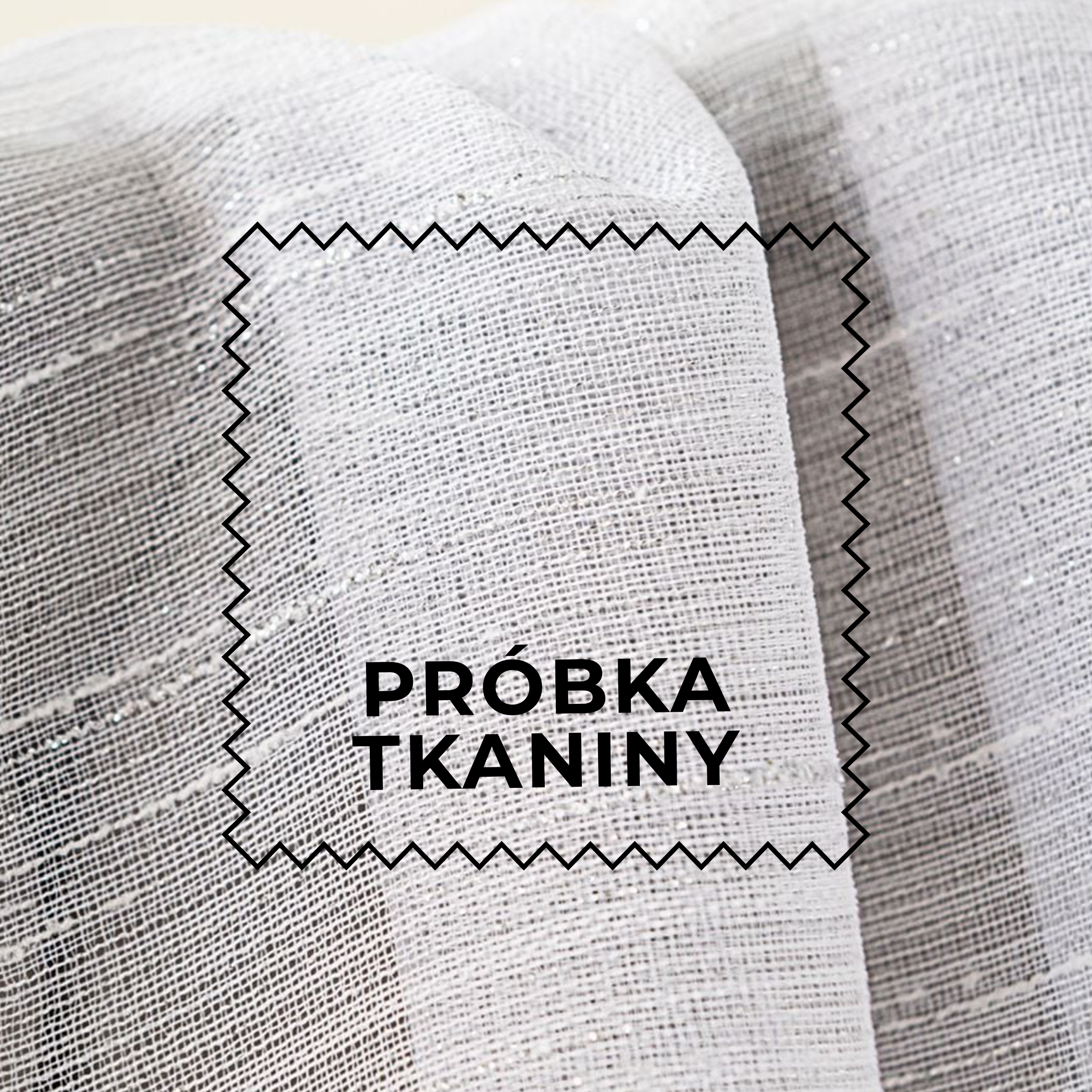 Próbka firany Neve kolor srebrny 001963