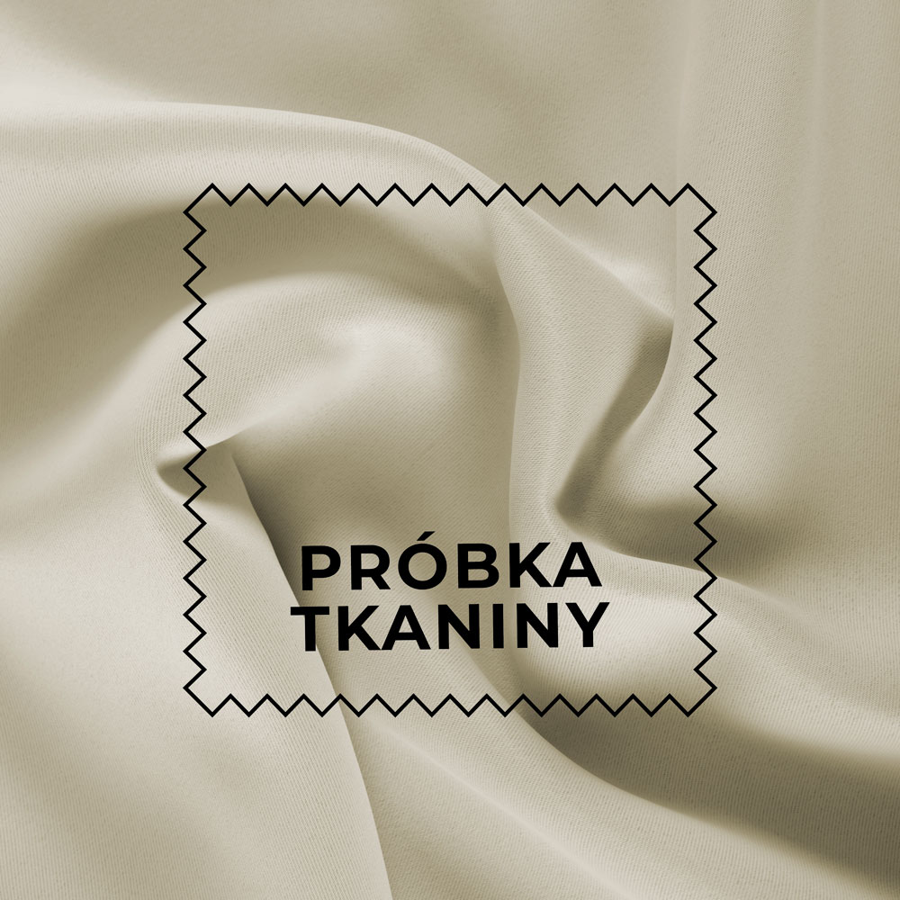 Roleta rzymska do kuchni lub salonu, 85% zaciemniająca kolor chłodny kremowy - szyta na wymiar