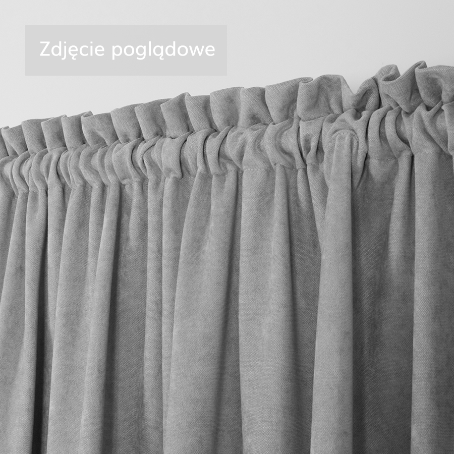 Zasłona zaciemniająca na tunelu kolor granatowy Dona 