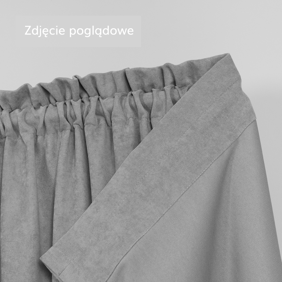 Zasłona zaciemniająca na tunelu kolor czarny Dona 