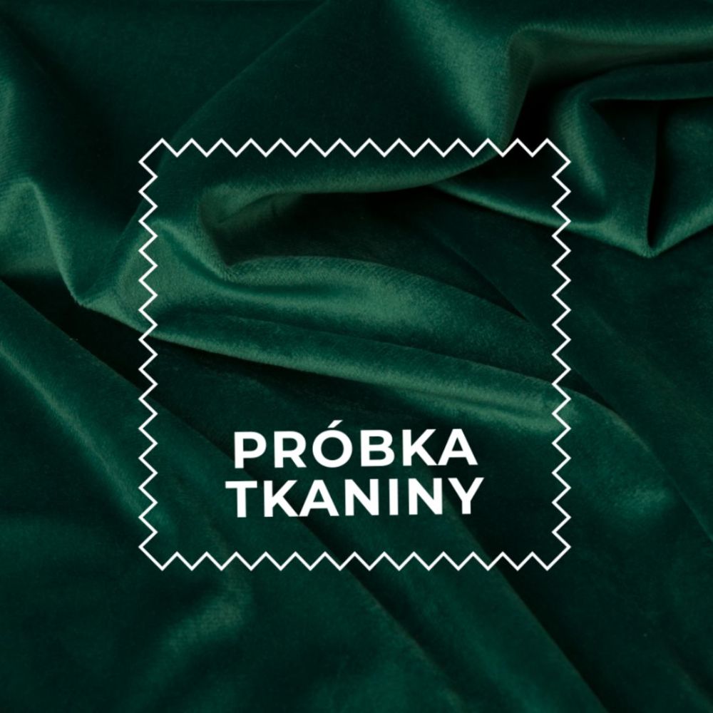 Butelkowozielona roleta rzymska welwetowa Velvi - szyta na wymiar