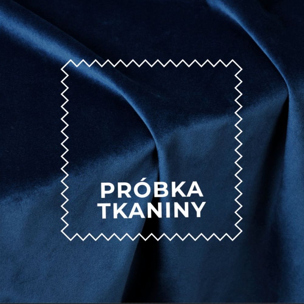 Granatowa roleta rzymska welwetowa Velvi - szyta na wymiar