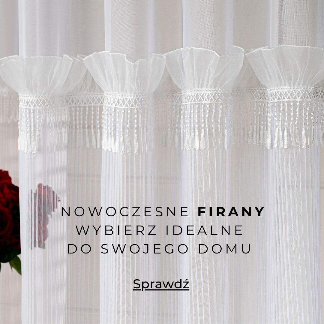 Fettera - nowoczesna firana w piórka