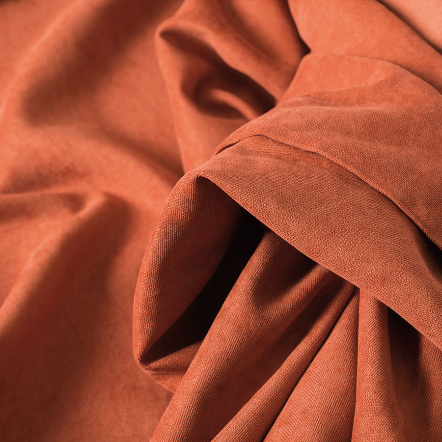 Tkanina zasłonowa Milas, kolor rdzawy 021, wysokość 290 cm